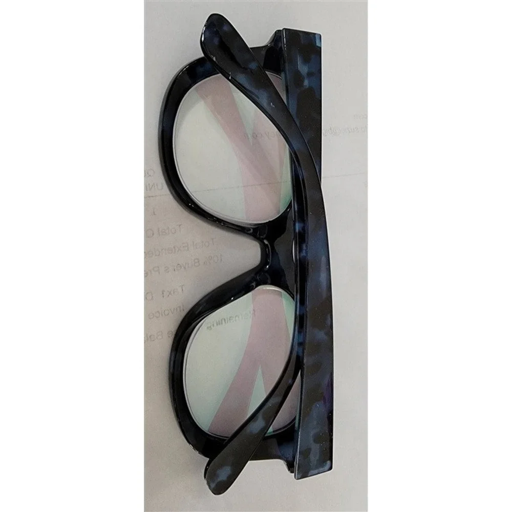 NEW Optique Blue Nerd 1.25 Cat Eye Thick Blue Light Reading Nerd Glasses 90410